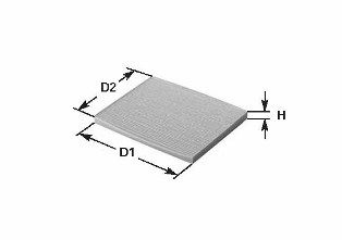 CLEAN FILTERS Фильтр, воздух во внутренном пространстве NC2131CA